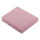 Drap plat uni en 100 % coton coton rose x