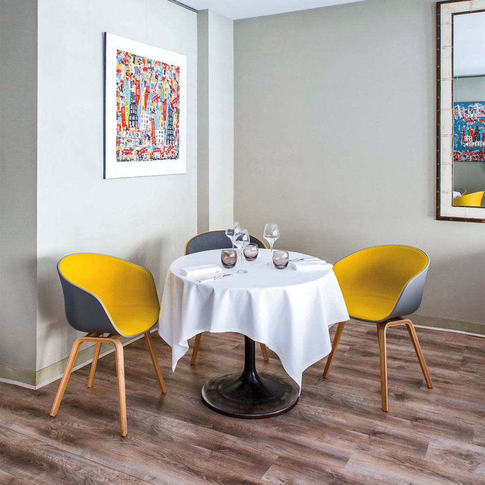 Nappe en coton blanc 175 x 175