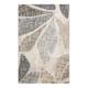 Tapis intérieur/extérieur design inspiration nature beige 133x200