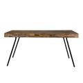 Table repas bois et acier L160