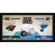 Minnesota Wild vs. St. Louis Blues Framed 10" x 20" House Divided Hockey Collage