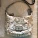 Coach Bags | Coach Hobo Bag. Little Spot Covered By Flap. | Color: Cream/Silver | Size: Bag 10x13