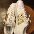 Adidas Shoes | Adidas Neo Baseline Tennis Shoes 11 | Color: Gold/White | Size: 11