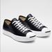 Converse Shoes | Converse Jack Purcell Black Leather Tennis Shoes | Color: Black/White | Size: 6