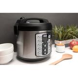 Aroma 20 Cup Professional Rice Cooker Aluminum | 11.38 H x 11.18 W x 11.18 D in | Wayfair ARC-5000SB