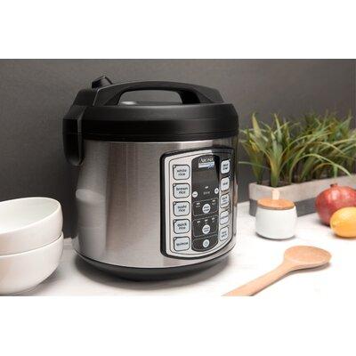 Aroma 20 Cup Professional Rice Cooker Aluminum | 1...