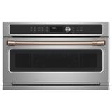 Café 30" Convection Electric Wall Oven w/ Built-in Microwave | 19.125 H x 29.875 W x 24.75 D in | Wayfair CWB713P2NS1_CXB30HKPNCU
