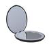 IMPRESSIONS VANITY · COMPANY Infinity LED Compact Mirror w/ Strip Light, Bifold Wireless Compact Mirror w/ Magnifying Glass Plastic in Black | Wayfair
