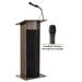 Oklahoma Sound Power Plus Floor Lectern | 46 H x 22 W x 17 D in | Wayfair 111PLS-RW/LWM-5