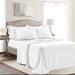 One Allium Way® Kahoka Reyna Ruffle Microfiber Sheet Set Polyester in White | 102 H x 90 W in | Wayfair D9363901532E4CD19D9D60E124EE36B5