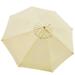 Arlmont & Co. Outdoor Patio Umbrella Canopy Top Cover Replacement Fit 9' 8-Rib Umbrella | 105.12 H x 105.12 W x 0.01 D in | Wayfair