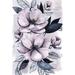 Ophelia & Co. Lavender Burst I by Grace Popp Painting Print on Canvas Canvas, Wood in Indigo | 19.13 H x 13.13 W x 1.125 D in | Wayfair