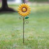 Arlmont & Co. Metal Sunflower Decorative Garden Stake Metal | 34 H x 8 W x 0.75 D in | Wayfair F73E95FC80A9478E9034728D55EF3ED8