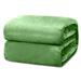 Alwyn Home Heathfield Microplush Fleece Blanket - Fuzzy, Warm, Bed/Throw Blanket Microfiber/Fleece/ in Green | 90 H x 108 W in | Wayfair