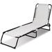 Arlmont & Co. Austun 74.5" Long Reclining Zero Gravity, Steel | 10.5 H x 74.5 W x 74.5 D in | Outdoor Furniture | Wayfair