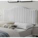 Red Barrel Studio® Brielle Channel Tufted Performance Velvet Headboard Metal in White | 78.5 W x 3 D in | Wayfair 873C7102D0954C3B8A0402D6993A069C