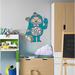 Trinx Nursery Monster Decal, Nursery Monster Sticker, Nursery Monster Wall Decor Vinyl in Gray/Black | 33 H x 42 W in | Wayfair