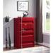 17 Stories Iron 1 - Door Accent Cabinet Metal in Red | 48 H x 28 W x 22 D in | Wayfair 79A0D11D9FCA4ABDA634CA215B36E0BF