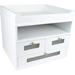 Rebrilliant Jolie Desk Organizer Wood in White | 10.88 H x 12.75 W x 10.63 D in | Wayfair 1298CC8D40FD4CBEA45078F1A117A089