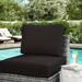 Sol 72 Outdoor™ Rochford Outdoor Cushion Cover Acrylic in Black | 4 H in | Wayfair 561C93F2A7894E61AAF51E5087FE0B00