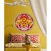 Bungalow Rose Beautiful Mandala Wall Decal, Beautiful Mandala Wall Sticker, Beautiful Mandala Wall Decor Vinyl in Red/Gray/Yellow | Wayfair