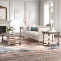 Kelly Clarkson Home Charmain 3 Piece Coffee Table Set Wood in Brown/Gray | 18 H x 50 W in | Wayfair LRKM4217 45143157
