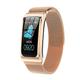 ZGZYL AK12 Ladies Smart Bracelet with Blood Pressure Blood Oxygen Heart Rate Monitor Watch Men's Fitness Tracker Smart Watch for Android IOS,E