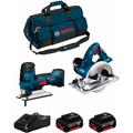 Kit 18V BK204BAG (gks 18 v-li + gst 18 v-li s + 2 x 4,0 Ah + GAL18V-40 + Borsa) - Bosch