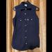 Carhartt Tops | Carhartt Women’s Button Up Solid Black Collared | Color: Black | Size: L