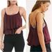 Free People Tops | %Fp Turn It On Cami | Color: Purple/Silver | Size: Various