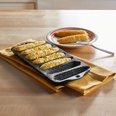 Pre-Seasoned Cast Iron Cornbread Baking Tray by Br...