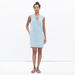 Madewell Dresses | Madewell Chambray Lace-Up Shift Dress Xxs | Color: Blue | Size: Xxs