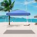 Zenova 10 Ft. W X 10 Ft. D Steel Frame Pop-Up Canopy Metal/Steel/Soft-top in Blue/Gray | 94.9 H x 118.1 W x 118.1 D in | Wayfair MA-OV-GZ026-1