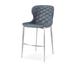 Upper Square™ Albert Bar & Counter Stool Wood/Upholstered/Metal in Gray/White | 36 H x 20 W x 18 D in | Wayfair 863F1488178944B0BA25CDB5FC5A3C70