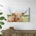 Union Rustic Highland Grazer II by Victoria Borges Painting Print on Canvas Canvas, Wood in Brown/Green | 21.5 H x 31.5 W x 1.375 D in | Wayfair