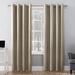 Sand & Stable™ Gemala Thermal Insulated 100% Blackout Grommet Curtain Panel Polyester in White | 108 H in | Wayfair