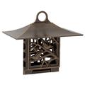 Whitehall Products Nuthatch Suet Bird Feeder Metal in Green | 9 H x 10 W x 6.75 D in | Wayfair 30052