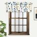 Red Barrel Studio® Jaeven Floral Tailored 52" Window Valance Polyester in Gray | 18 H x 52 W in | Wayfair F7B61A32B2144401B9435EEBE96DDB34