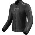 Revit Sprint H2O Damen Motorrad Textiljacke, schwarz-grau, Größe 42