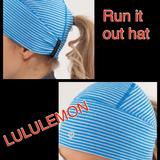 Lululemon Athletica Accessories | Lululemon Run It Out Toque Striped Run Cap Hat | Color: Cream | Size: Marked As One Size