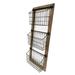 Carina's Collection Three-Tiered Basket Wall Rack Wood/Metal/Solid Wood in Black/Brown | 34 H x 14 W x 4.5 D in | Wayfair WA0955