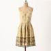 Anthropologie Dresses | *Nwt* Rare Anthropologie Geneva Dress By A | Color: Cream/Green | Size: 4