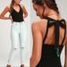Free People Tops | Free People Halter Top Tie Back Tank Top Blouse | Color: Black | Size: M