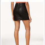 Free People Skirts | Free People Vegan Leather Mini Skirt Modern Femme | Color: Black | Size: Various