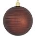 The Holiday Aisle® 3 1/4" (80mm) Ornament, Commercial Grade Shatterproof Plastic, Ornament Decorations Plastic in Brown | 11 H x 11 W in | Wayfair