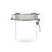 Rebrilliant Wire Clasp PET Jar 450 ml Spice Jar Seal Paint Jar Oil Storage Plastic Mason Jar Glass | 3.94 H x 3.46 W x 3.46 D in | Wayfair