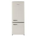 iio Retro 22" Bottom Freezer 7 Cu. Ft. Refrigerator in White | 57.2 H x 21.46 W x 26.3 D in | Wayfair MRB192-07ioBC