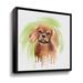 Winston Porter Puppy Dog by Cora Niele - Painting Print on Canvas in White | 36 H x 36 W x 2 D in | Wayfair 73934A25AFA54672B36D00A31E33FFC8