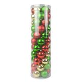 Combo 55Pc Christmas Ornament-Mix Color- Jeco Wholesale CHD-TA133