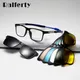 Ralferty-Lunettes de soleil pour hommes et femmes monture optique clip magnétique sur les lunettes